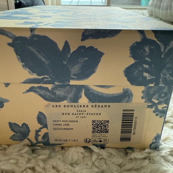 Sezane Brown Leather Vicky Loafers / Mocassins - Picture 3 of 3